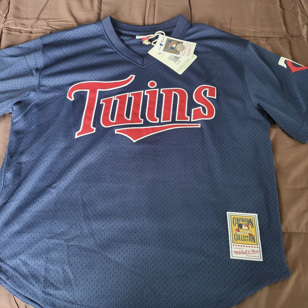 Brand New Mitchell & Ness Mens Twins Jersey (Never Worn)